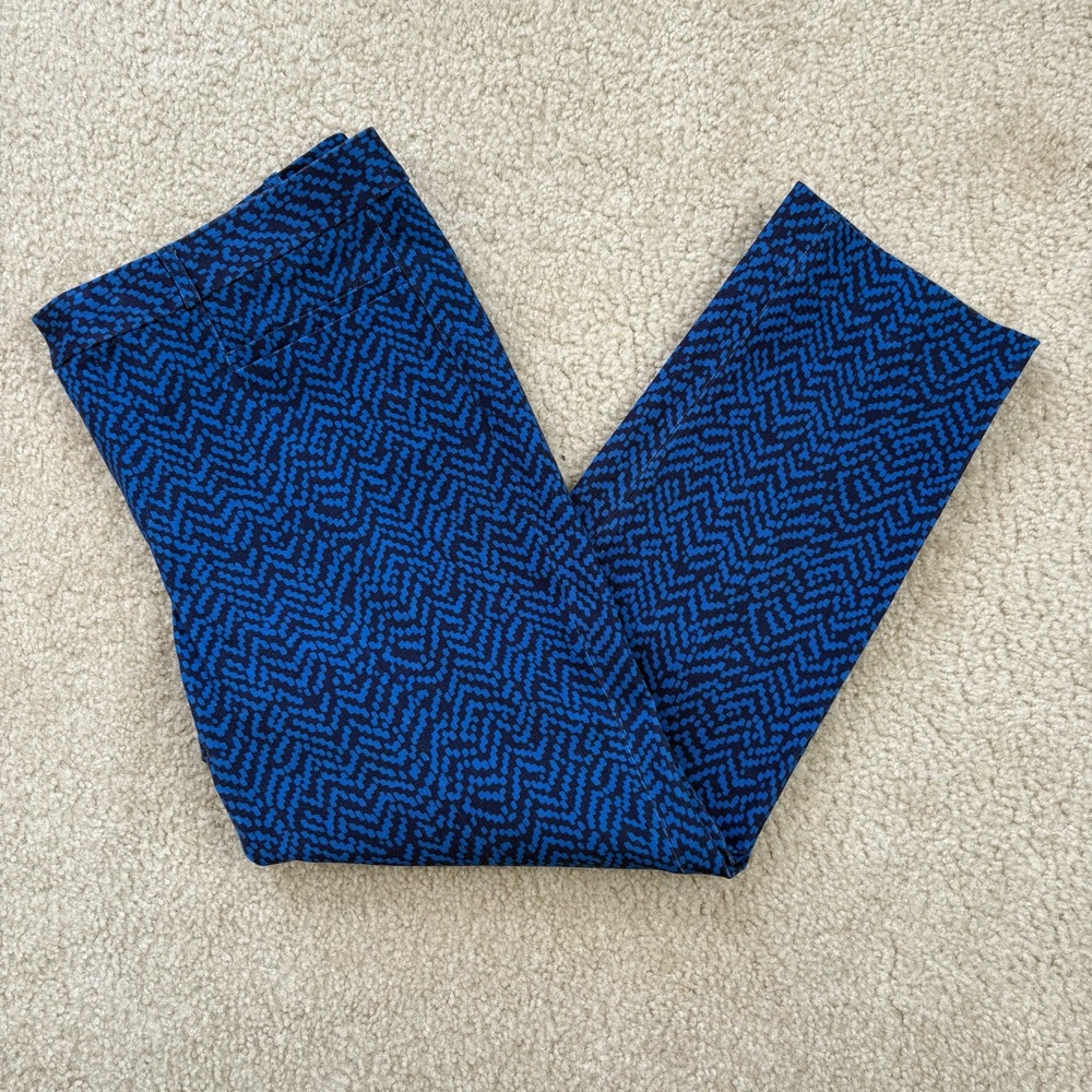 Banana Republic Geo Anna Print Sloan Pants